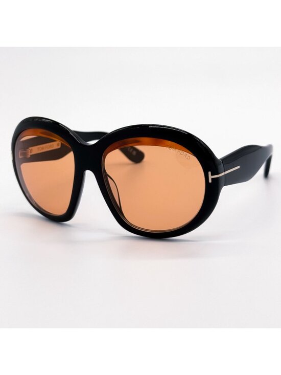 NEW TOM FORD SUNGLASSES TOM FORD ANGELICA FT1193 01E BLACK ORANGE WOMEN TF1193 0 main image 9